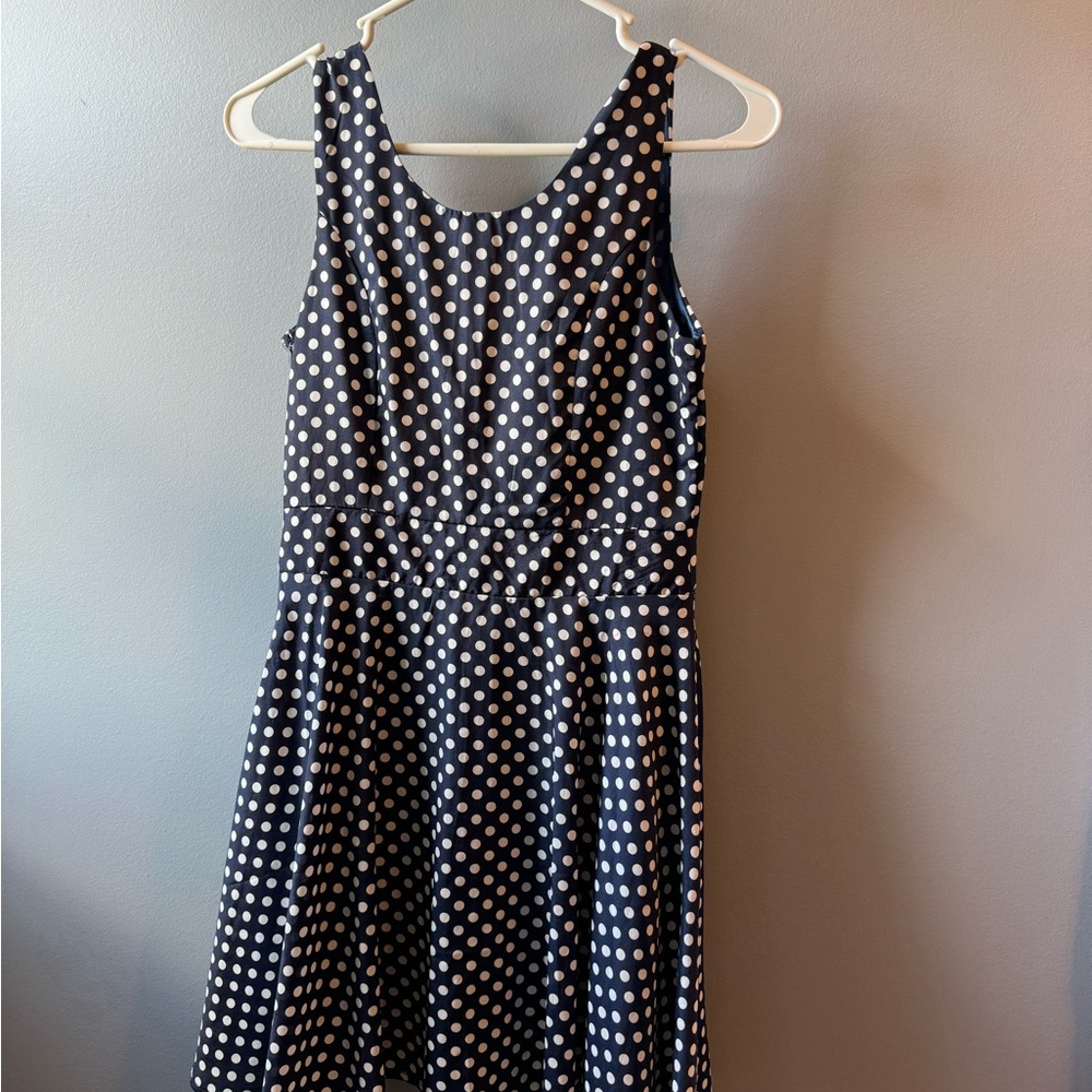 Polka dot retro tea dress